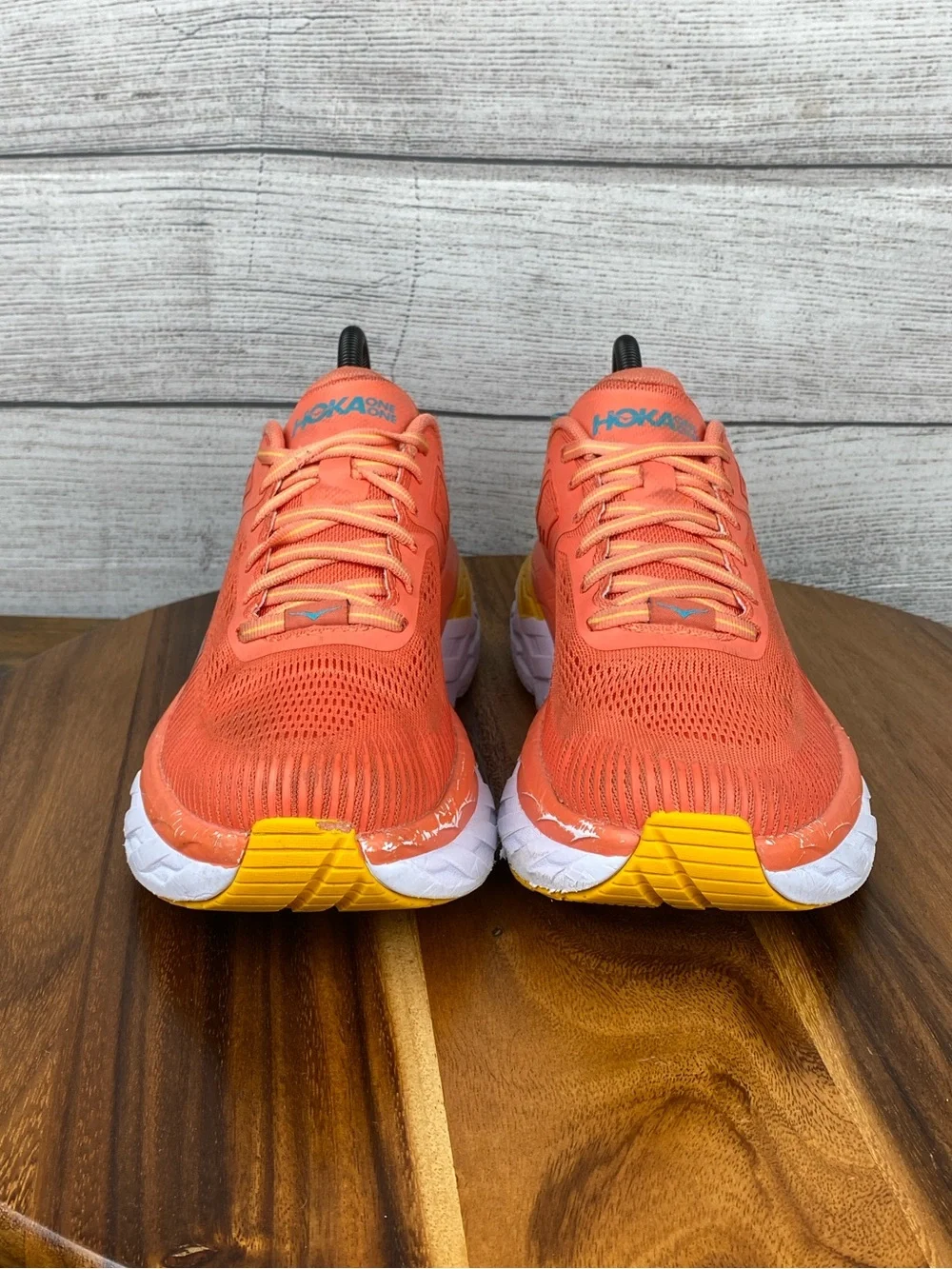 HOKA One One Bondi 7 Coastal Shade Orange Running Shoe Women’s Size 7